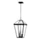 Z-Lite Talbot 3 Light Outdoor Chain Mount Ceiling Fixture, Black & Clear Beveled 579CHXL-BK - alternate 7